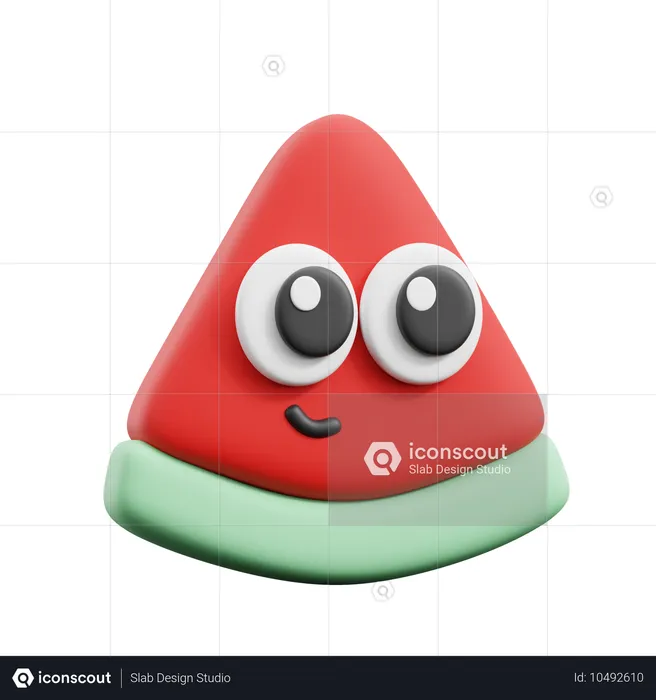 Watermelon Slice  3D Icon