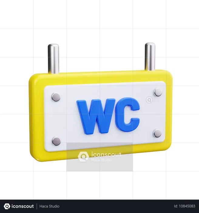 Wc  3D Icon