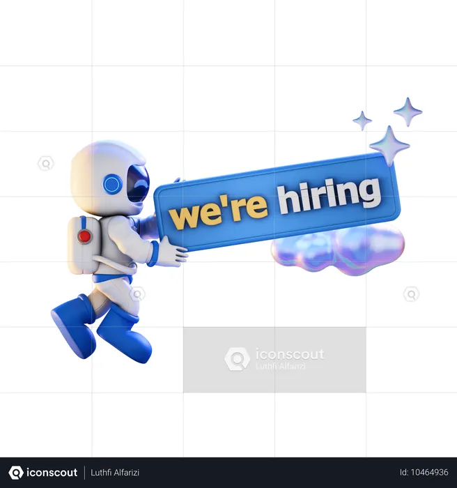 We Are Hiring  3D Illustration