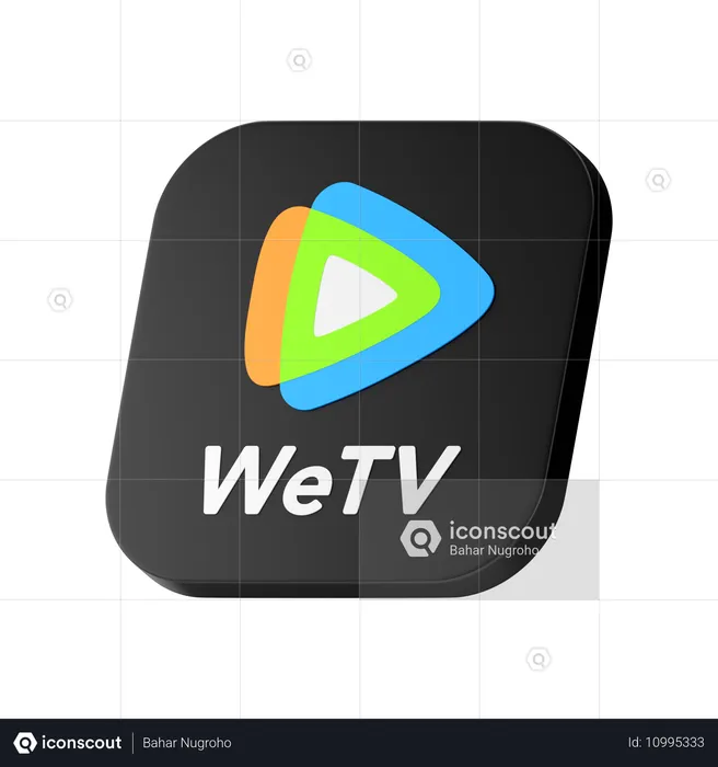 We Tv Logo Logo 3D Icon