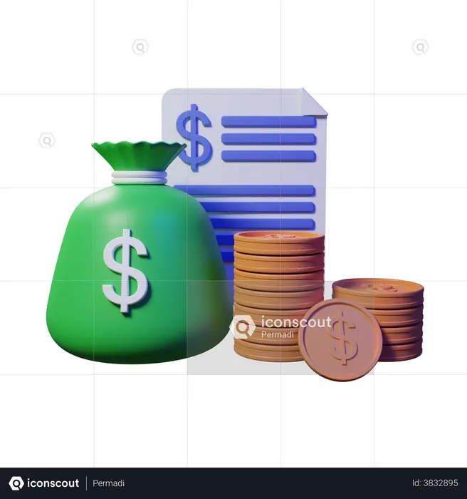 Wealth  3D Icon