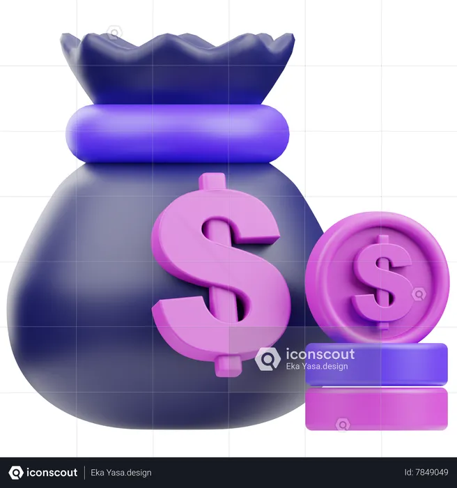 Wealth Accumulation  3D Icon