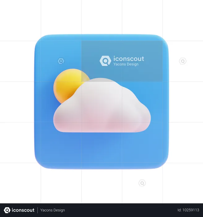 Weather  3D Icon