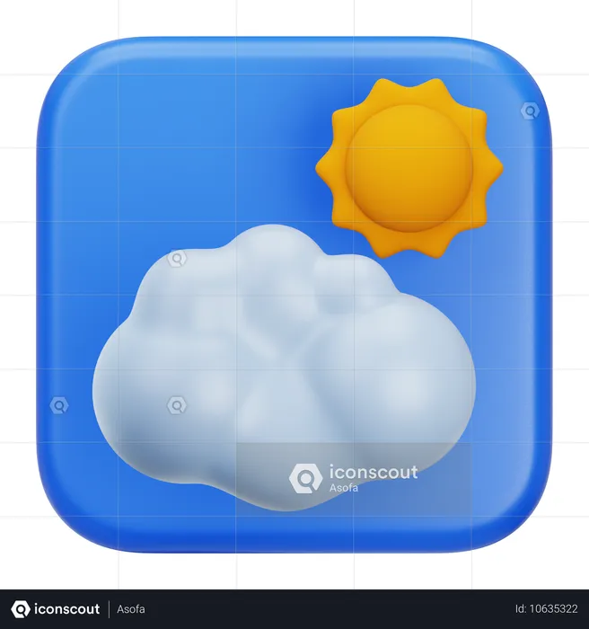 Weather  3D Icon