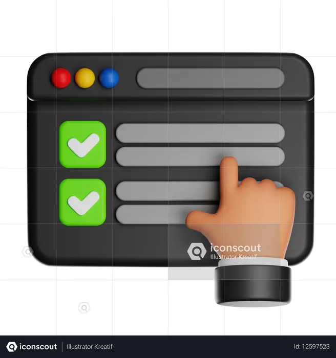Web  3D Icon