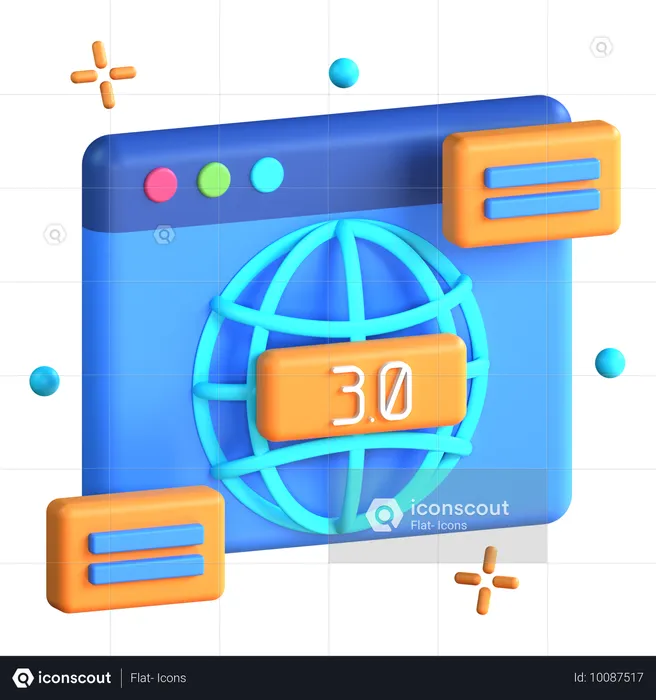 Webseite 3  3D Icon