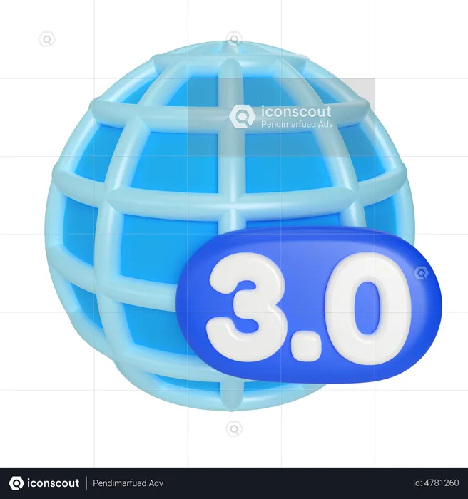 Web 3  3D Illustration