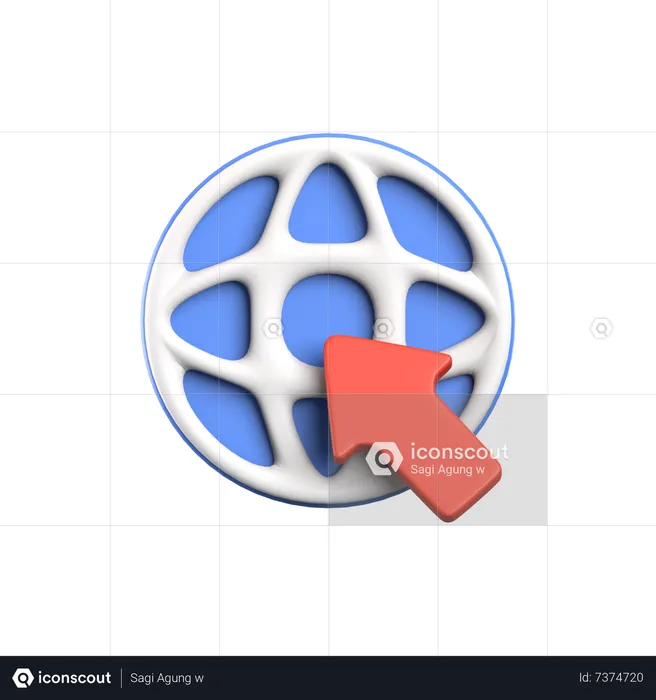 Web  3D Icon