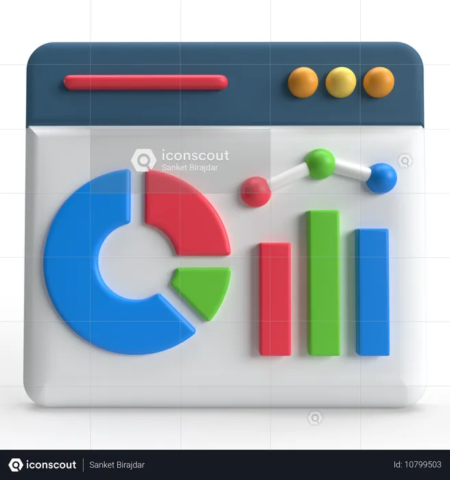 Web-Analyse  3D Icon