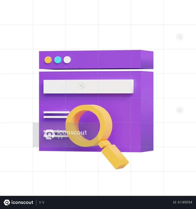 Web Analyze  3D Icon