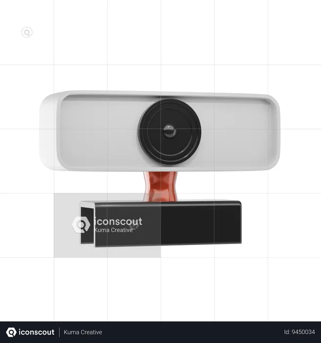 Web Cam  3D Icon