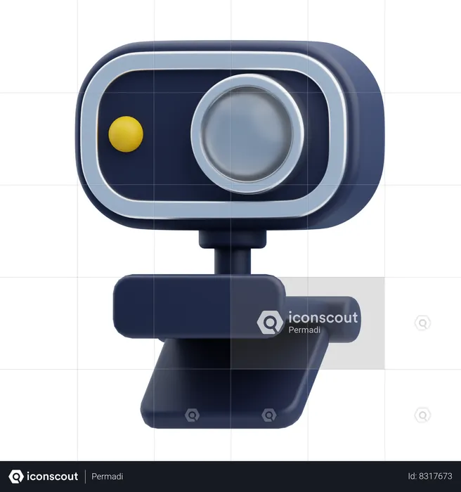 Web Cam  3D Icon