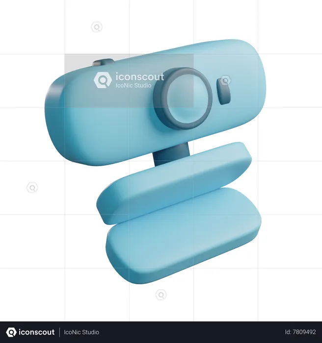 Web Cam  3D Icon