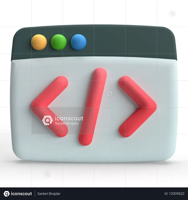 웹코딩  3D Icon