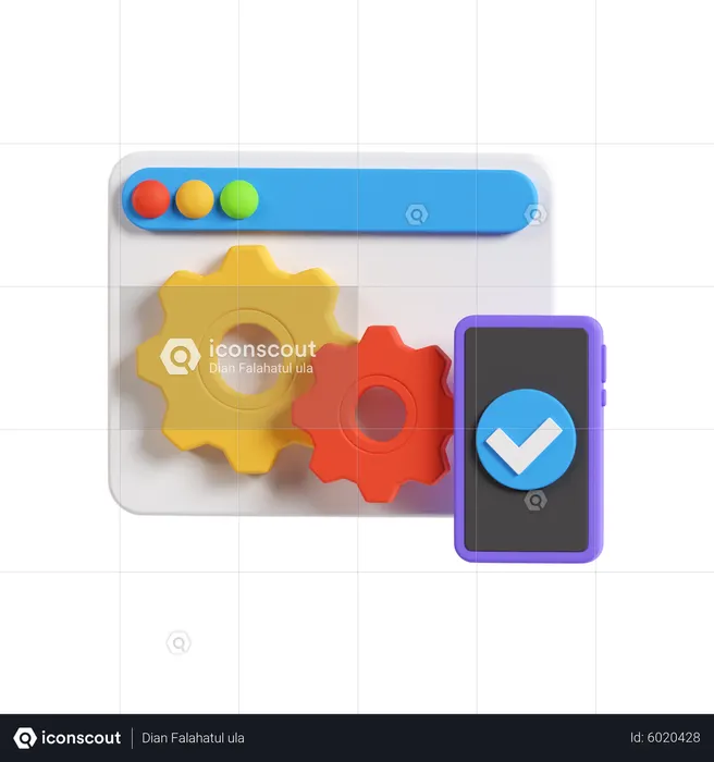 Web Configuration  3D Icon