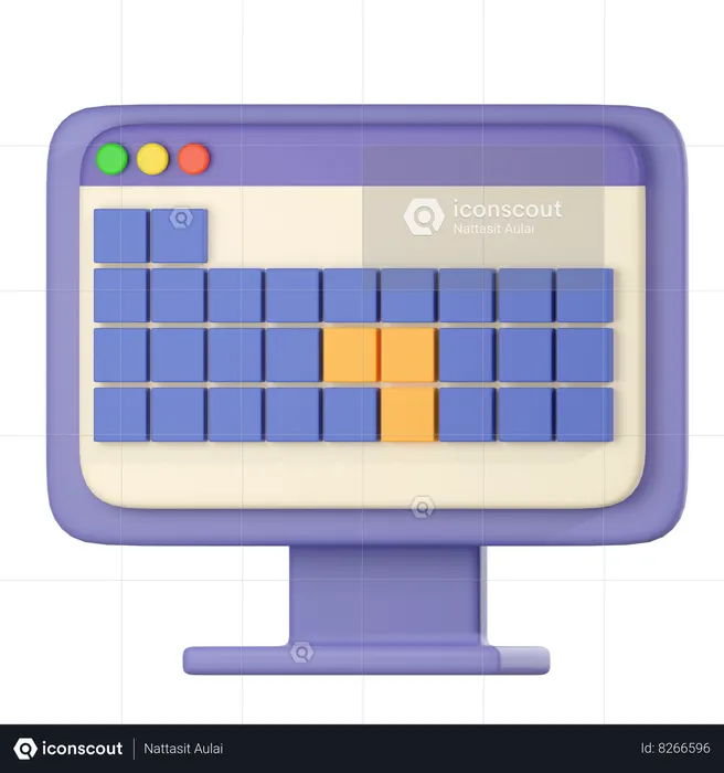 Web Development  3D Icon