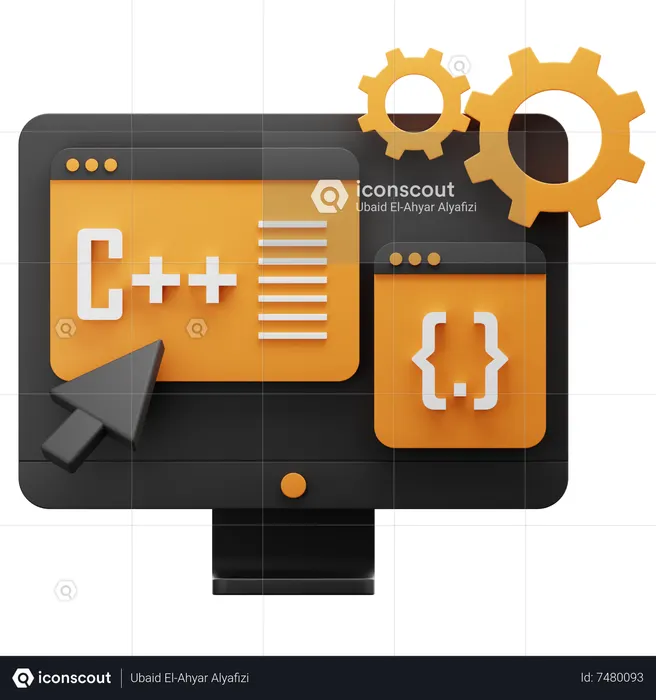 Web Development  3D Icon
