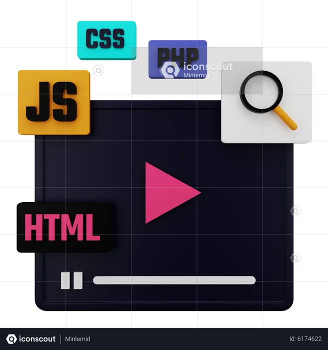 Web Development Tutorial  3D Icon