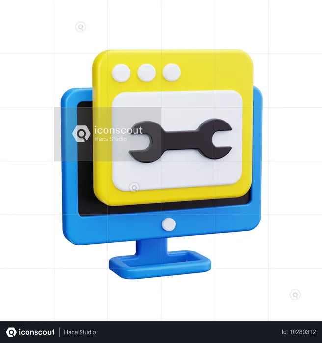 Web-Einstellung  3D Icon