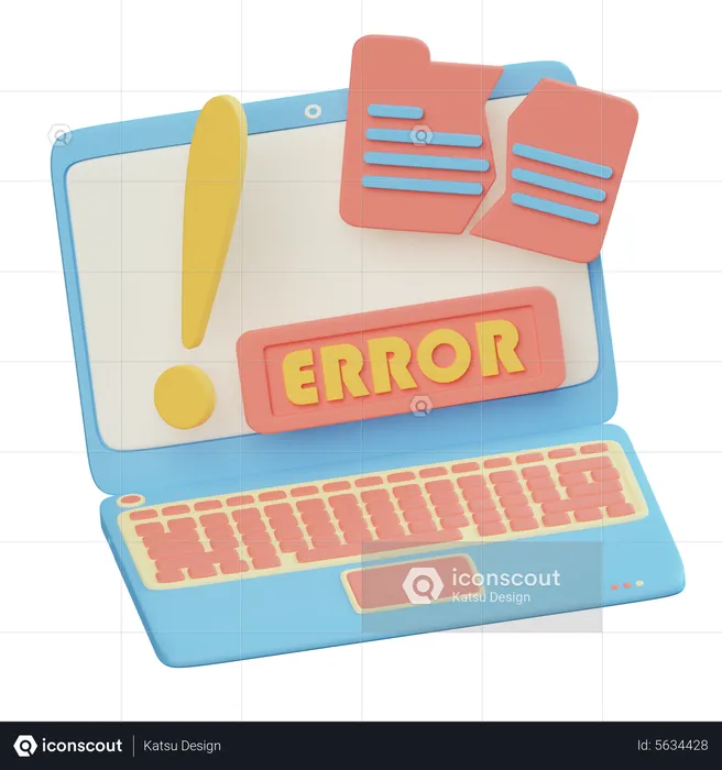 Web Error  3D Icon