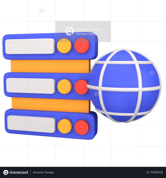Web Hosting  3D Icon
