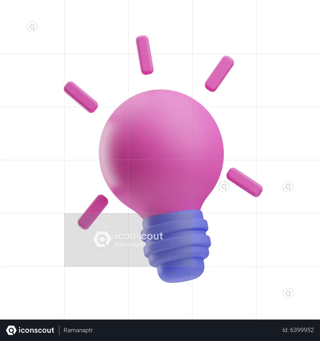Web Idea  3D Icon