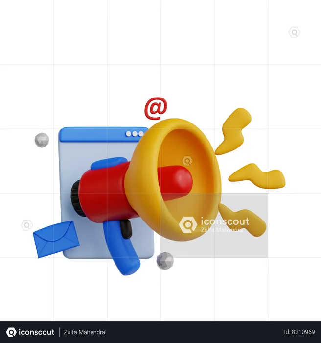 Web Marketing  3D Icon