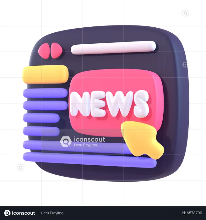 Web-Neuigkeiten  3D Icon