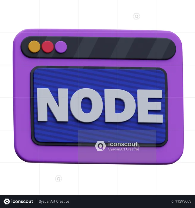 Web Node  3D Icon