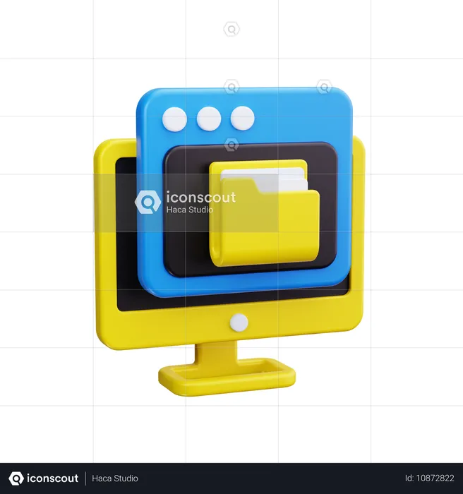 Webordner  3D Icon