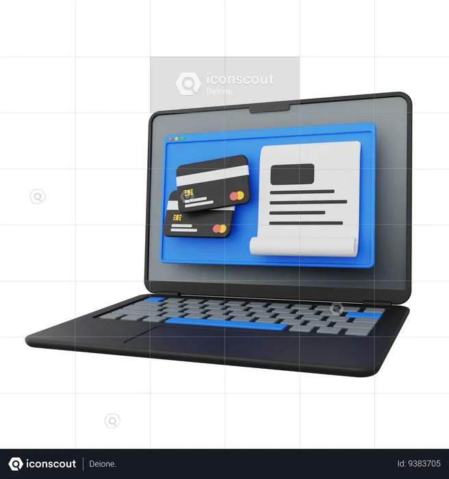 Web Payment  3D Icon