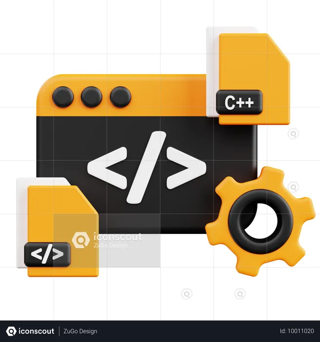 Web Programing  3D Icon