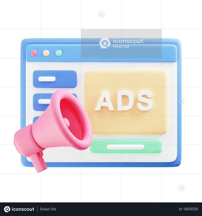 Web Promotion  3D Icon