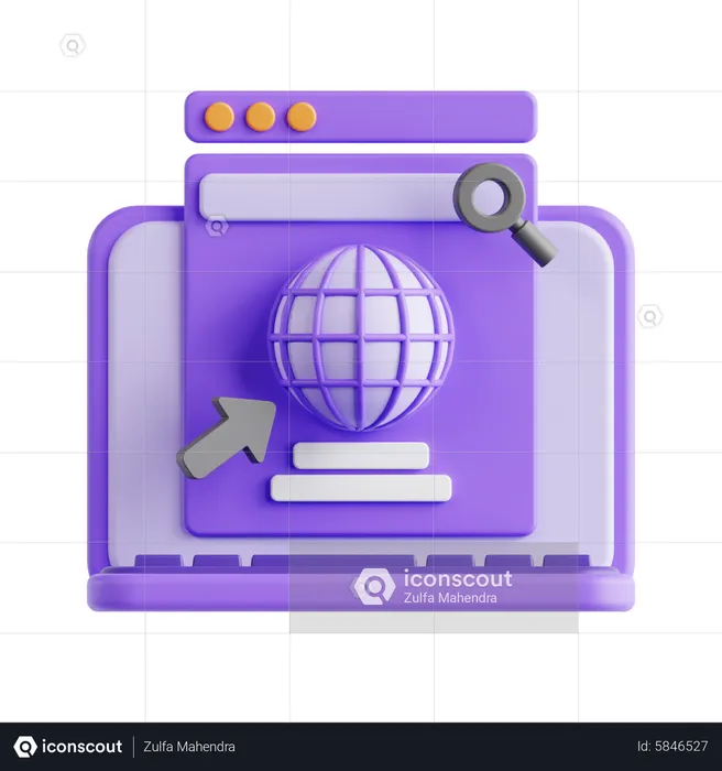 Web Publishing  3D Icon