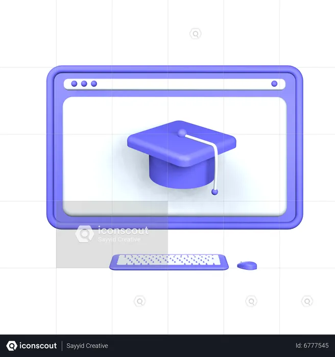 Web Study  3D Icon