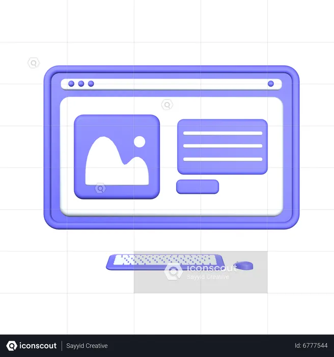 Web-Upload  3D Icon