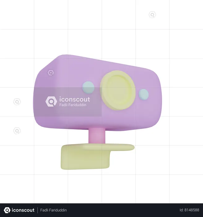 Webcam  3D Icon