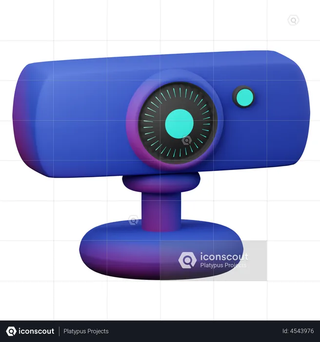 Webcam  3D Illustration