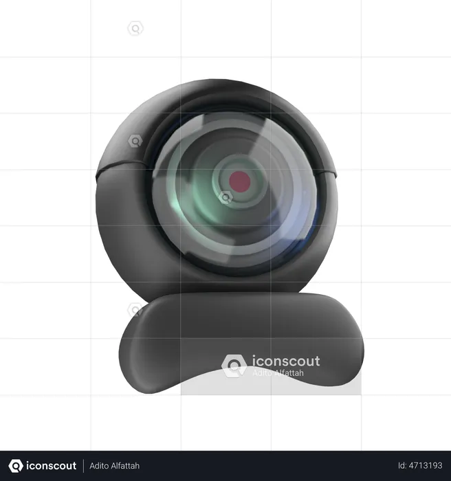 Webcam  3D Illustration