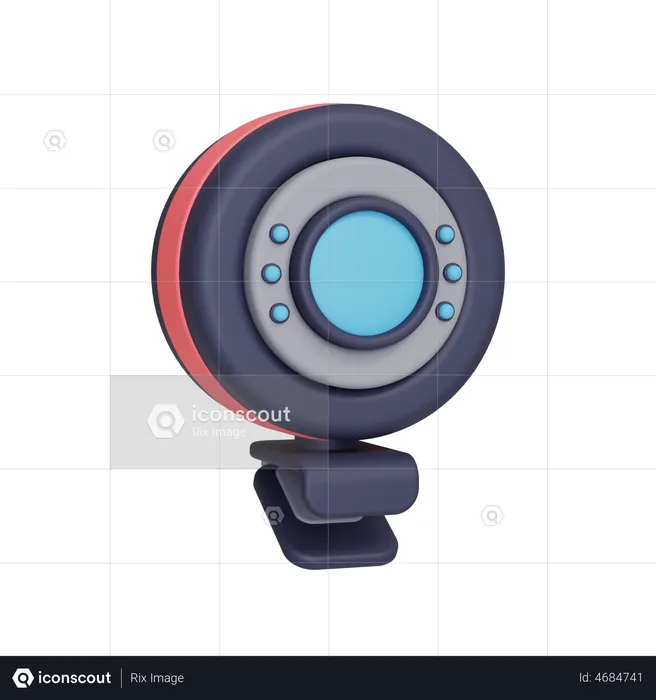 Webcam  3D Illustration