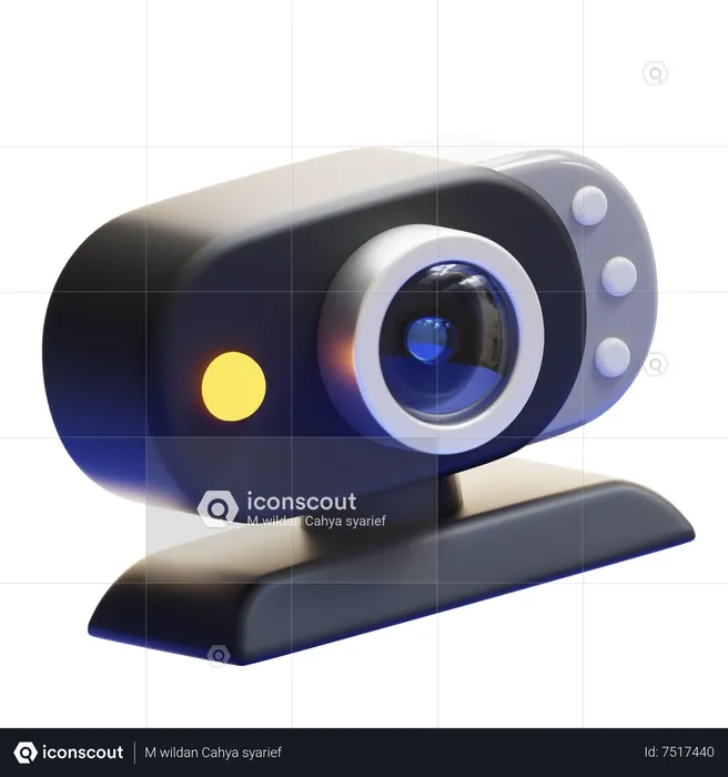 Webcam  3D Icon