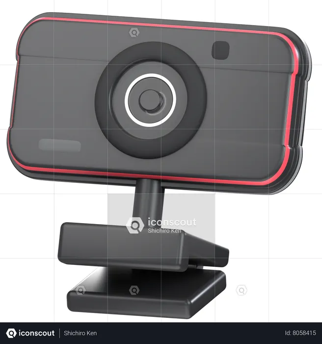 Webcam  3D Icon