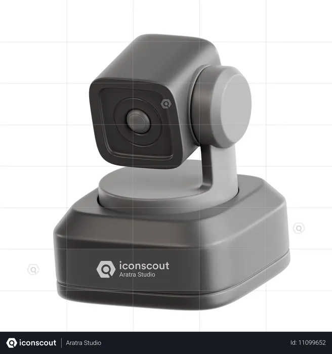 Webcam vidéosurveillance  3D Icon