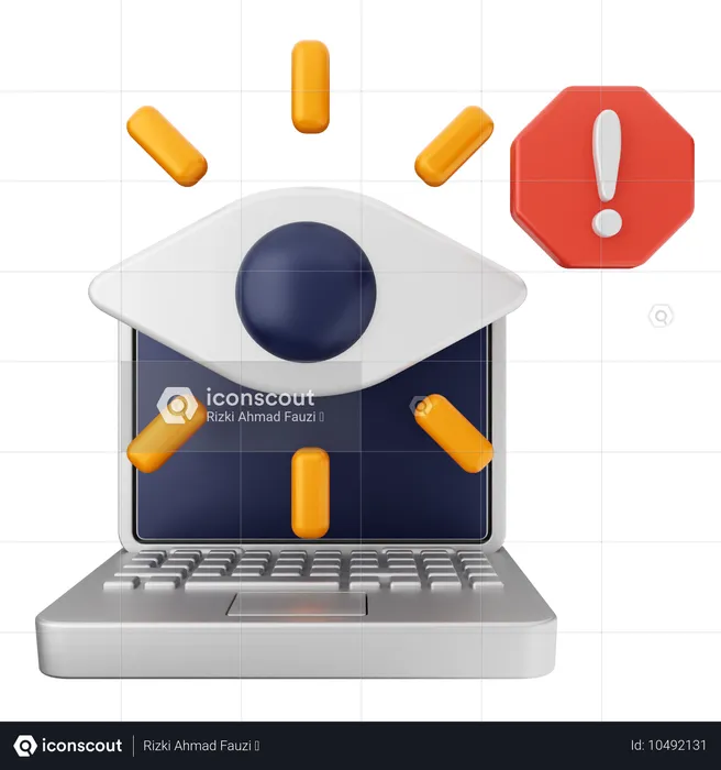 Protection de sécurité webcam  3D Icon