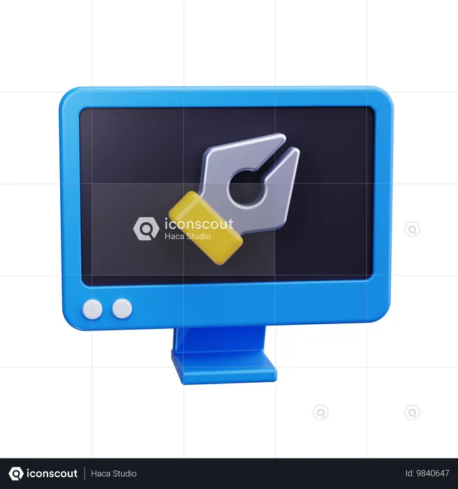 Designer de Web  3D Icon