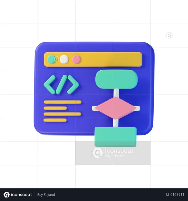 Website Development  3D Icon