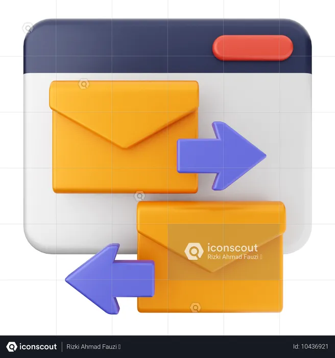 Website Email  3D Icon