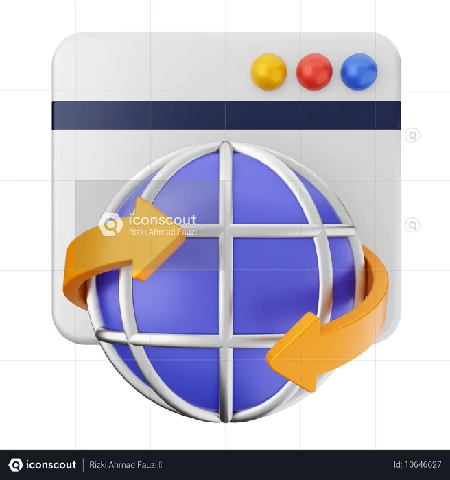 Website Internet  3D Icon