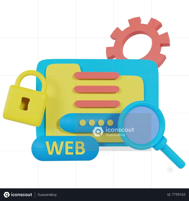 Website Maintenance  3D Icon