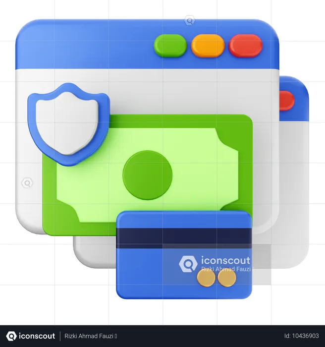 Website Payment  3D Icon